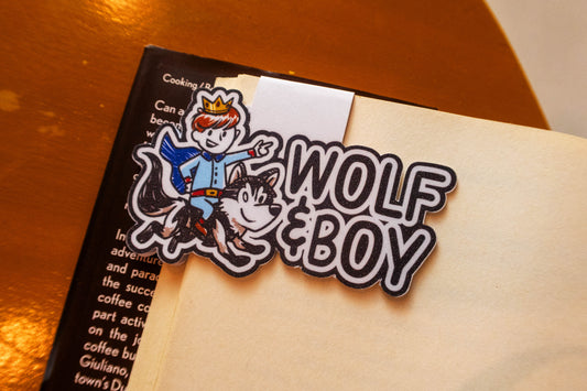Wolf & Boy Bookmark