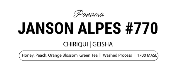 Janson Alpes  Washed Process